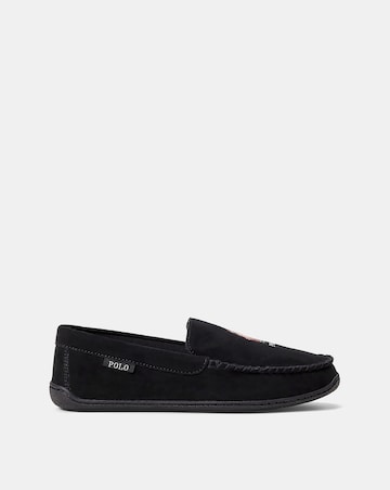 Polo Ralph Lauren Brenan Holiday Bear Suede Slippers