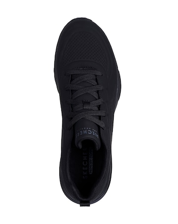 Skechers Deboss Durabuck Fashion Trainers - Black