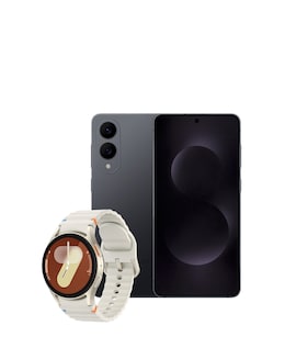 Samsung Galaxy S25 Edge 256GB Black &amp; Samsung Galaxy Watch7 40mm BT Cream Bundle
