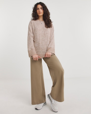 Long Sleeve Wide Cuff Crew Neck Cosy Jumper