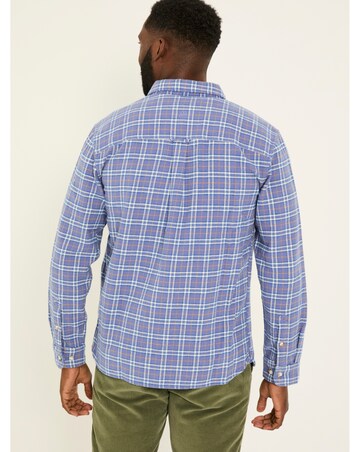 Fatface Acton Check Shirt - Purple