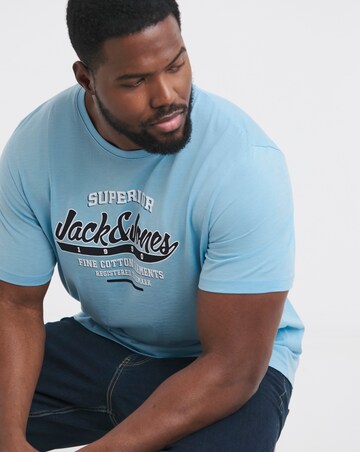 Jack & Jones Logo T-Shirt - Blue
