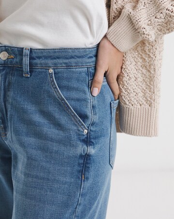 Light Blue Barrel Leg Jeans