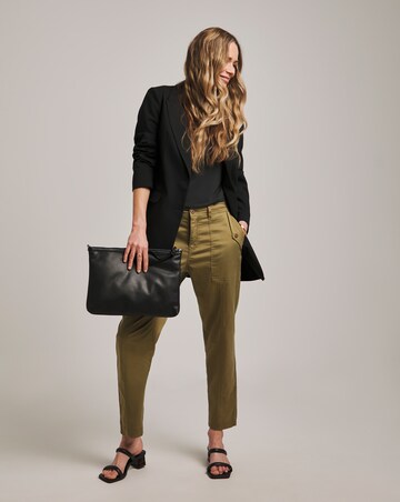 Anthology Khaki Cargo Lyocell Trousers