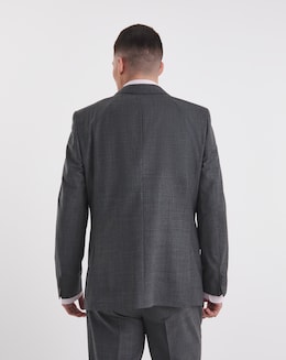 William Hunt Textured Grey Suit Jacket
