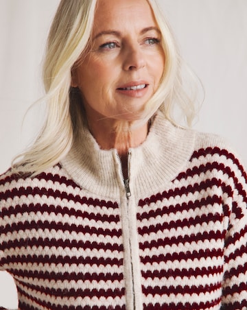 Julipa Zip Up Knitted Jacket