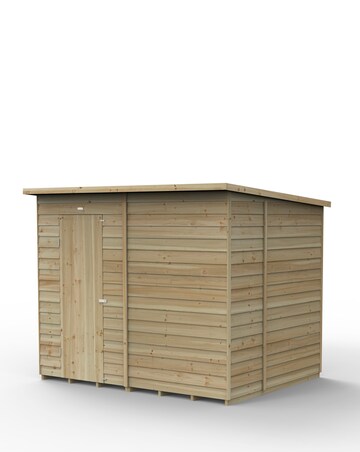4LIFE Pent Shed 8x6 - Single Door - No Windows (Home Delivery)
