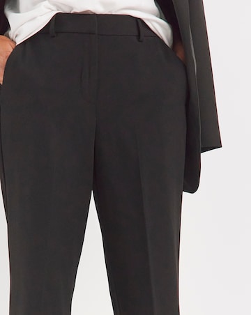 Black Tailored Wide Leg Trousers