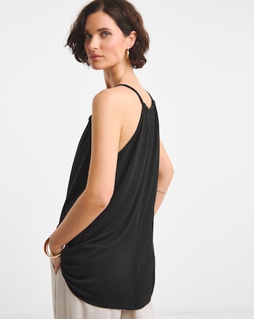 Tie Front Trim Vest