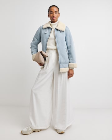 Denim Shearling Jacket