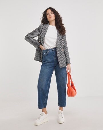 Double Breasted Boucle Blazer