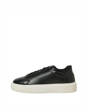 Jack & Jones Aspire Cupsole PU Trainer - Black