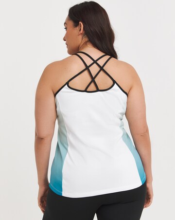 ellesse Palla Vest Ombre Logo Print T-Shirt