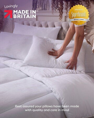 Slumberdown Comfy Home Medium Support Pillow - 4 Pack