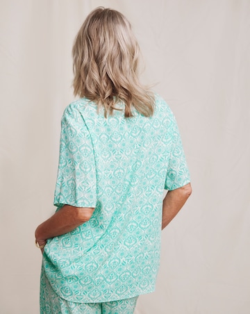 Julipa V Neck Crinkle Top