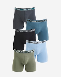 Jack &amp; Jones Evan Logo Trunks 5 Pack - Multi