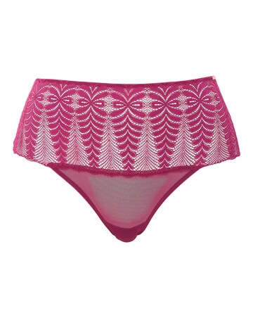 Figleaves Curve Opulence Lace Deep Brazilian Brief