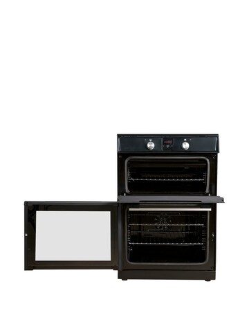 RUSSELL HOBBS 60CM Double Electric Cooker With Induction Hob - Black