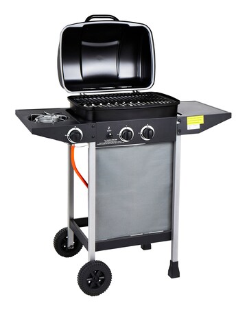 2 Burner Gas BBQ with Side Burner