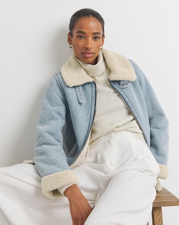 Denim Shearling Jacket