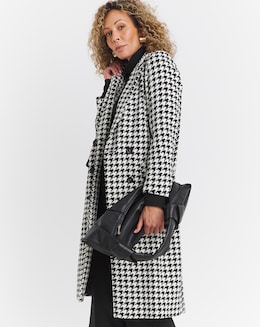 Mono Double Breasted Relaxed Coat