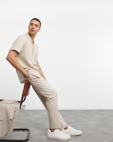 Danny Linen Mix Suit Trouser