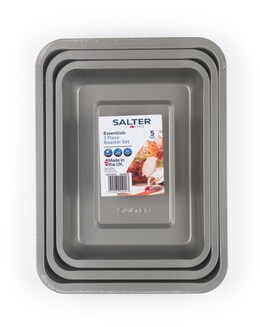 Salter 3 Piece Roaster &amp; Meat Thermometer Bundle