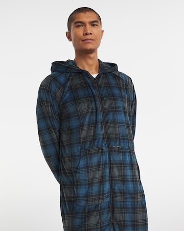 Check Fleece Onesie