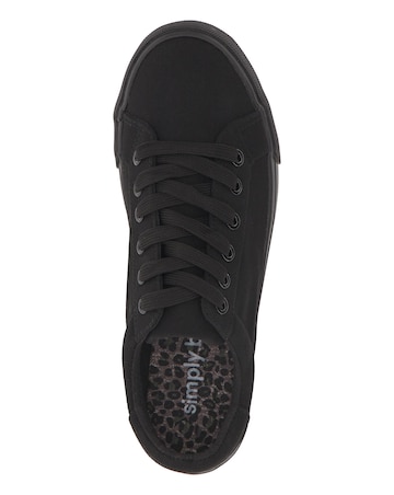 Busselton Lace Up Leisure Pumps Wide Fit