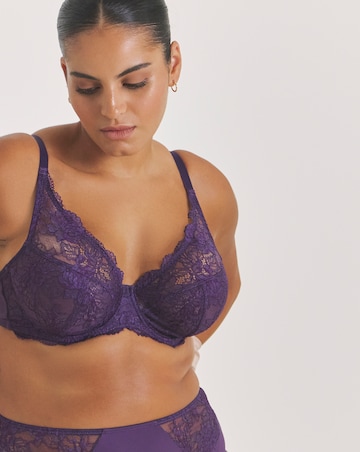 Pretty Secrets (2 Pack) New Ella Full Cup Wired Bras (C-J) Fig/Cherry