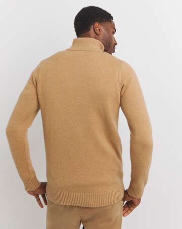 Mustard Lambswool 1/4 Zip