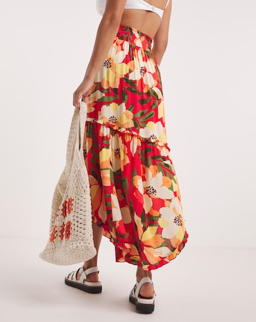 Hawaii Asymmetric Beach Skirt