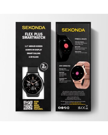 Sekonda Flex Plus Smart Watch - Black