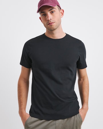 5 Pack Multi Crew T-Shirts Long Length