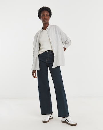 24/7 Indigo Wide Leg Jeans