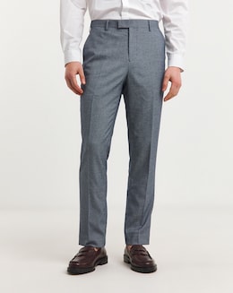 Lewis Blue Puppytooth Suit Trouser