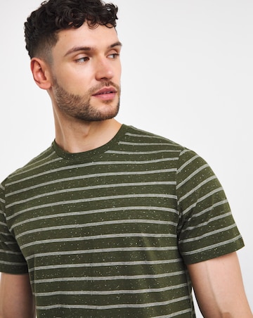 Marl Nepp Stripe T-Shirt Long