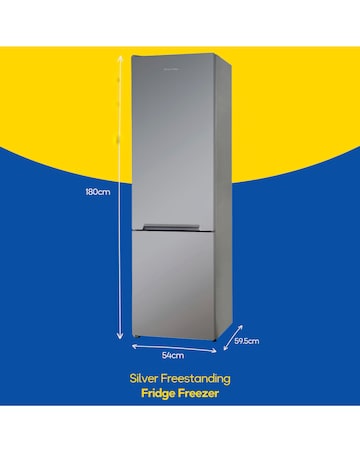 Russell Hobbs RH180FF541E1S Fridge Freezer - Stainless Steel