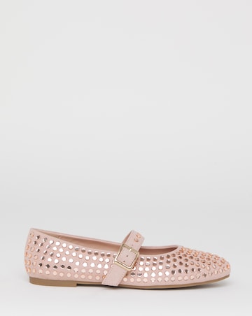 Addison Studded Mary Jane Shoes - Extra Wide Fit (EEE)