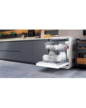Hotpoint H2F HL626 UK Freestanding Full Size Dishwasher + Install