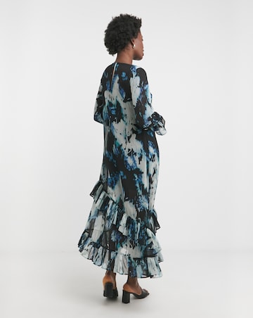 Chiffon Ruffle Dress