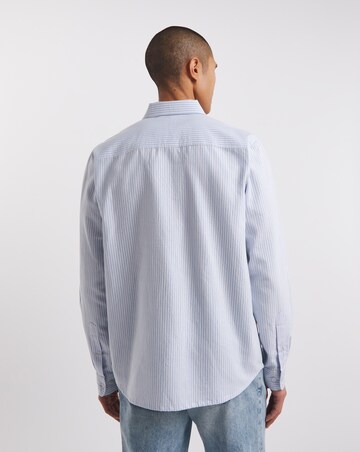 Long Sleeve Stripe Oxford Shirt