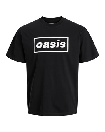 Jack & Jones Oasis Crew Neck T-Shirt - Black Multi