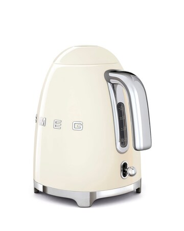 Smeg Kettle and 4 Slice Toaster Cream