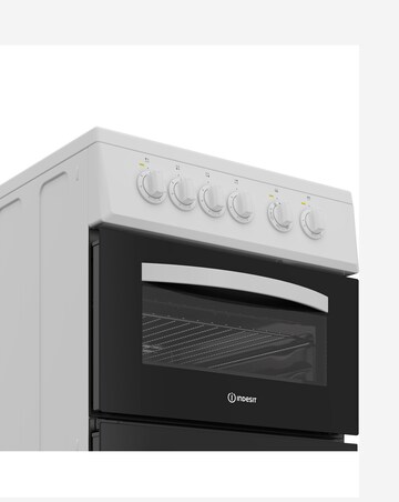 Indesit ITE5VMW 50cm Electric Twin Cooker with Ceramic Hob - White Installation