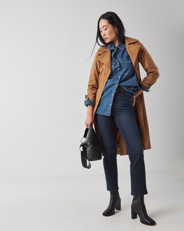 Mid Blue Relaxed Denim Shirt