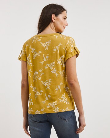 Julipa Lace Notch Neck Top