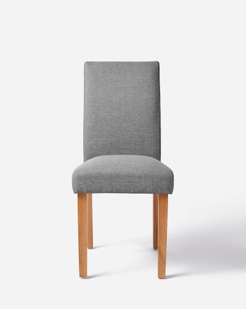 Julipa Ashford Extending 6 to 8 Seater Table with 6 Ava Fabric Chairs