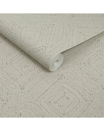 Abigail Ahern Artisan Weave Cream Wallpaper