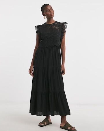 Broderie 2 - in - 1 Maxi Dress